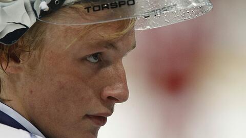 Niklas Treutle, der Ersatzkeeper des EHC Red Bull München.