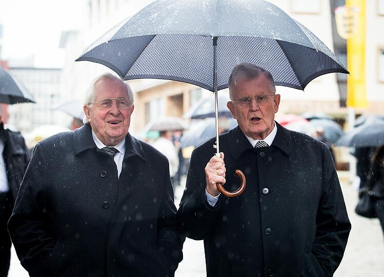 Bernhard Vogel (l.) mit Erwin Teufel (ehemaliger Ministerpräsident von Baden-Württemberg)