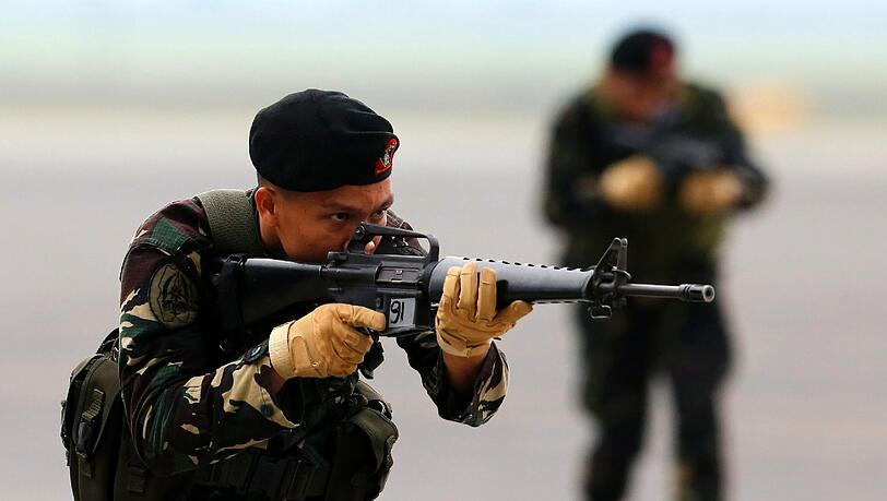Das philippinische Militär führte die Befreiungsaktion durch. (Symbolbild) Das philippinische Militär führte die Befreiungsaktion durch. (Symbolbild)