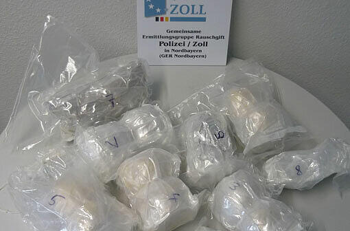 Diese Heroin-Pakete hat die Polizei in einem Auto auf der A 6 sichergestellt.