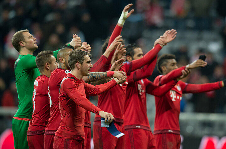 Die Bayern haben Grund zum Feiern &ndash; mal wieder: das 4:0 in der Champions League gegen Piräus.