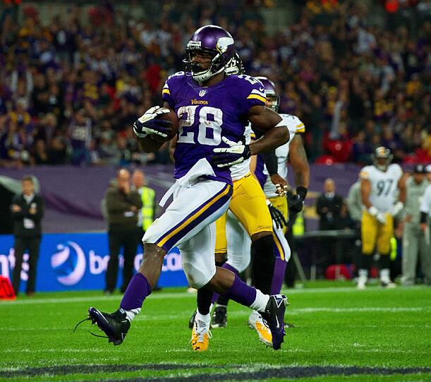 Trauert um seinen Sohn (2): Adrian Peterson, Star der Minnesota Vikings.