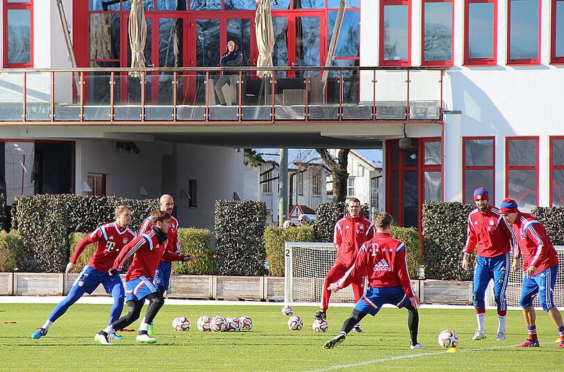 Der FC Bayern beim Samstagstraining nach der 1:4-Klatsche in Wolfsburg.