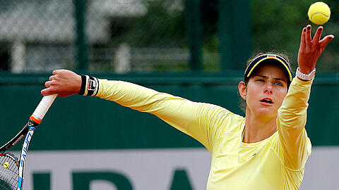 Julia Görges steht in Paris in der nächsten Runde. Foto: Etienne Laurent