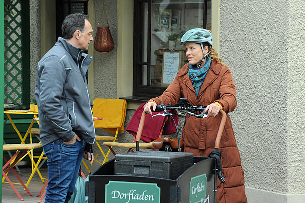 Fahrrad statt Auto: Bei "Dahoam is Dahoam" wird bewusst auf umweltbewusste Bef&ouml;rderungsmittel gesetzt.