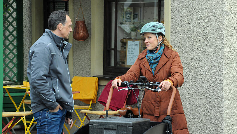 Fahrrad statt Auto: Bei "Dahoam is Dahoam" wird bewusst auf umweltbewusste Bef&ouml;rderungsmittel gesetzt.