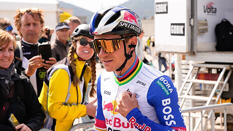 Ein Weltmeister als Helfer? Remco Evenepoel hatte bei der Katalonien-Rundfahrt damit kein Problem. (Archivbild)