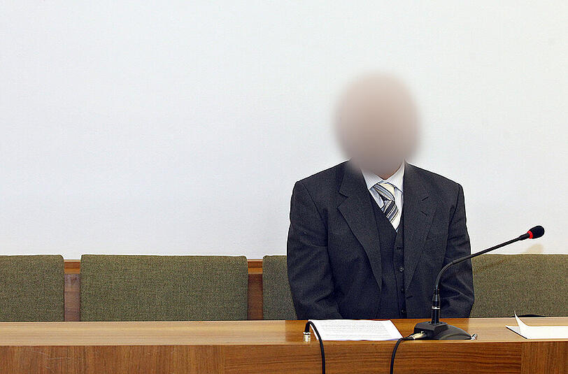 Armin N. im Kemptener Landgericht. Woher er die Drogen bekam, daran will sich der Angeklagte nicht erinnern können.