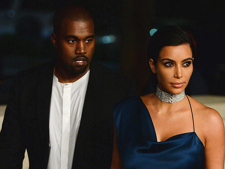 Ausnahmsweise ohne ihre kleine Tochter unterwegs: Kim Kardashian und Kanye West