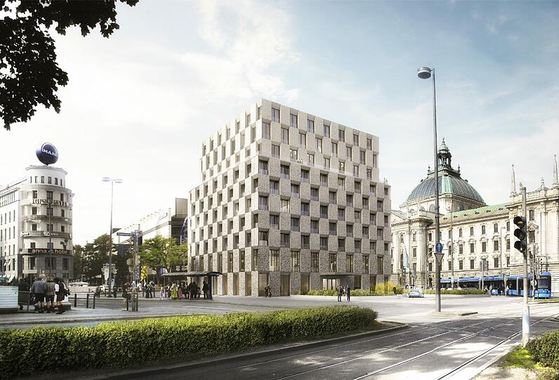 DIE TORTE: Leon Wohlhage Wernik aus Berlin haben diesen Kuchen ersonnen. Sie haben in München schon das Einkaufszentrum &bdquo;Mira&ldquo; an der Nordheide gebaut.