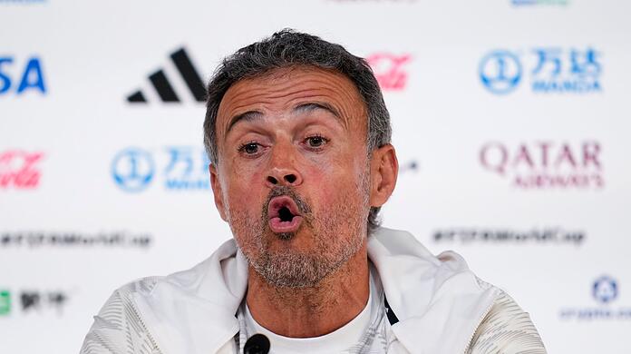Spaniens Trainer Luis Enrique