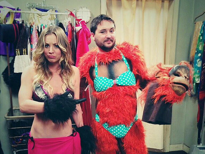 Hinter den Kulissen von "Big Bang Theory" geht es ebenfalls lustig zu