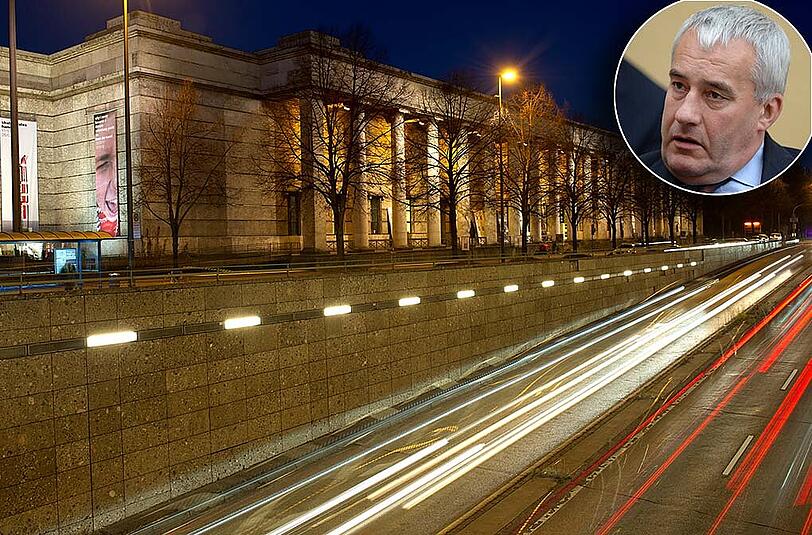 "Antisemitischer Dreck": So bezeichnete Bayerns Kultusminister Ludwig Spaenle die Hakenkreuz-Schmierereien am Haus der Kunst. (Archivbild)