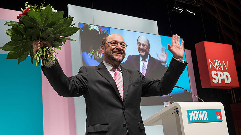 Martin Schulz führt die NRW-SPD als Spitzenkandidat an.
