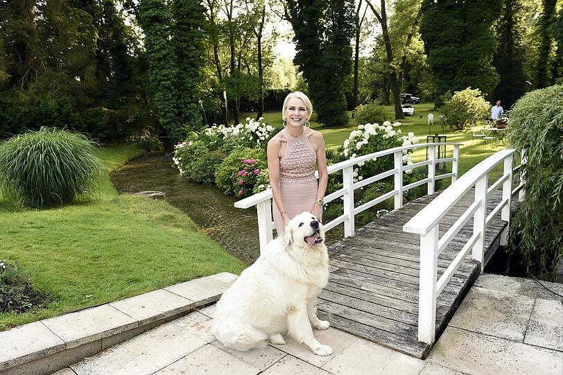 Sabina Hübner und Hund