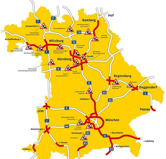 An Pfingsten erwartet der ADAC hier Brennpunkte.