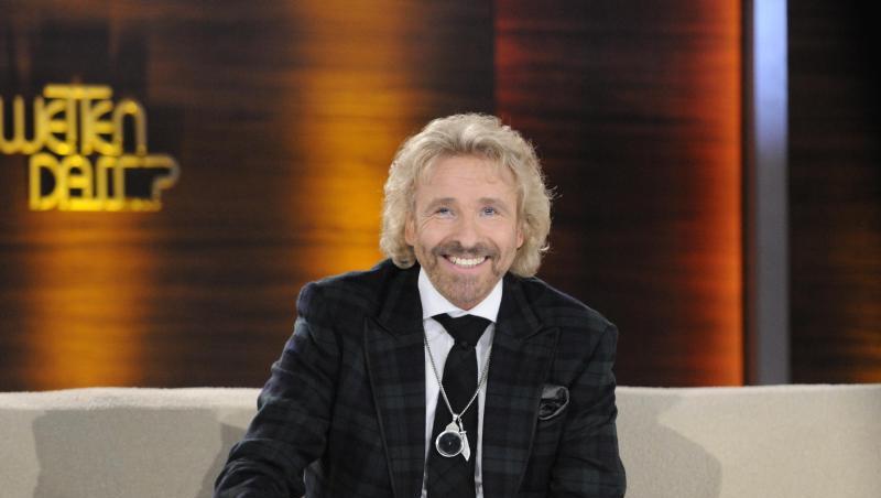 Thomas Gottschalk im Studio von "Wetten, dass..?" - ein Archivfoto aus dem Jahr 2011.