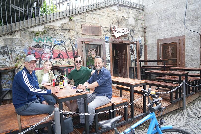 Auch die Terrasse musste mehrmals umgebaut werden, bevor alles gepasst hat.