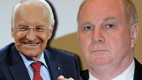 Knast-Besuch! Edmund Stoiber hat Uli Hoeneß nach dessen Operation am Herzen im Gefängnis in Landsberg besucht.