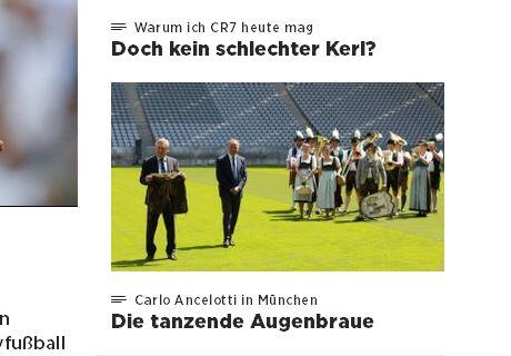 Ähnlich machen es die Kollegen vom Online-Auftritt des Magazins 11Freunde. Auch sie spielten auf die Augenbraue des Trainers an. Diese genießt Kult-Faktor und hat sogar eine eigene Facebook-Fanpage.