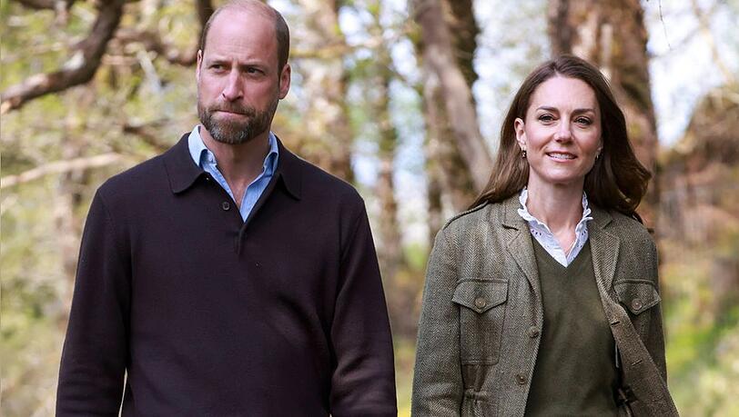 Prinz William und Prinzessin Kate 2025 in der schottischen Natur. Prinz William und Prinzessin Kate 2025 in der schottischen Natur.