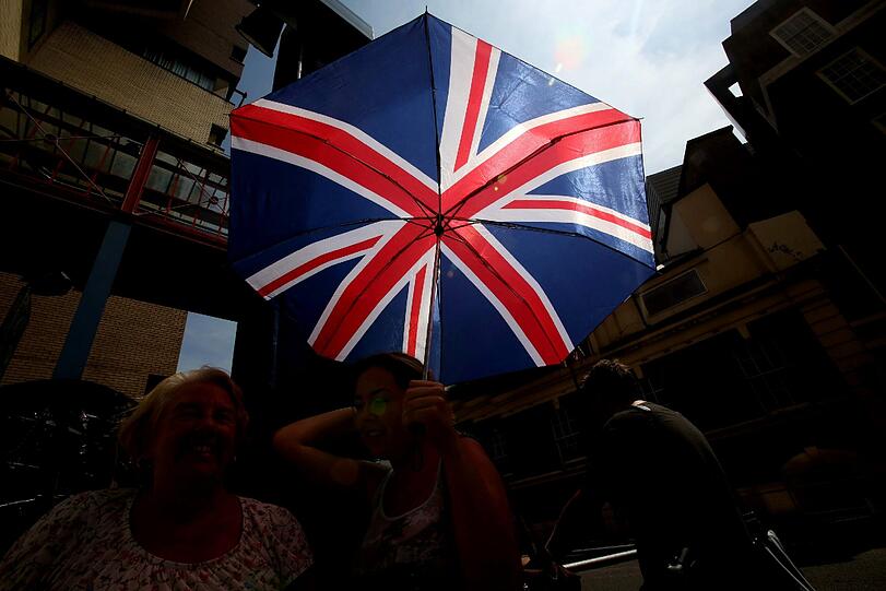 London wartet auf das Royal Baby