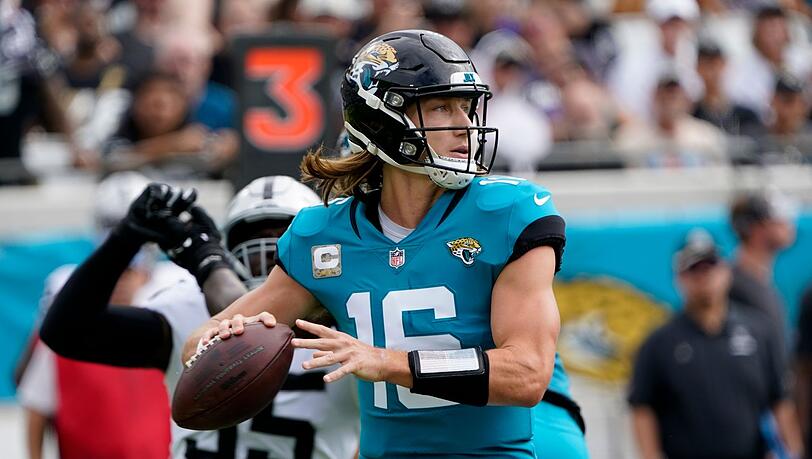 Jaguars-Quarterback Trevor Lawrence führte sein Team gegen die Jets zum Sieg.