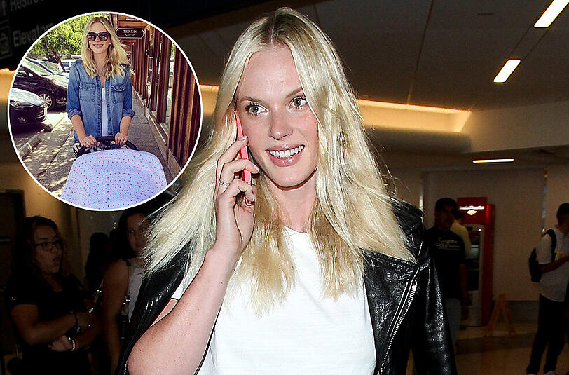 Anne Vyalitsyna ist zum ersten Mal Mutter geworden