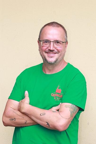 Steffen Marx, Wirt vom Giesiger Bräu Stehausschank.