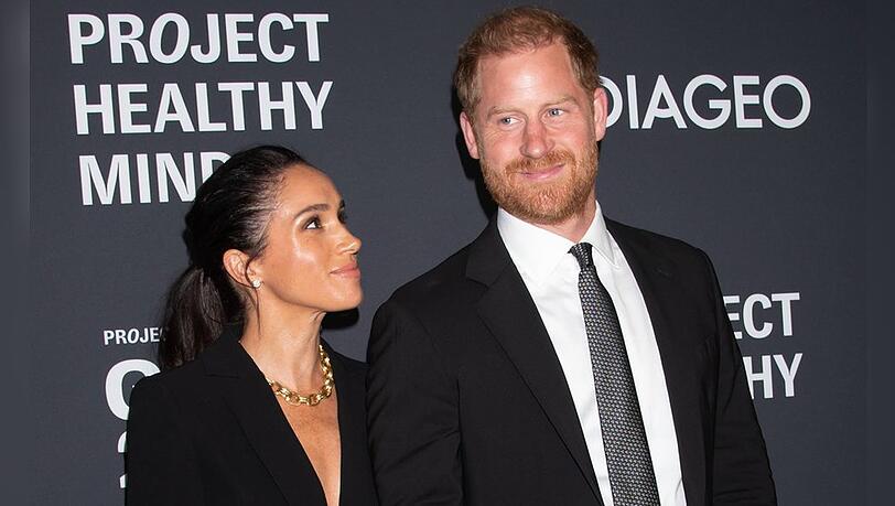 Herzogin Meghan und Prinz Harry bei ihrem Auftritt in New York.