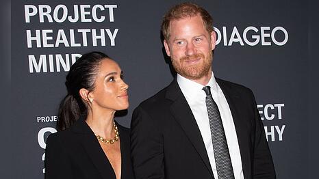 Herzogin Meghan und Prinz Harry bei ihrem Auftritt in New York.