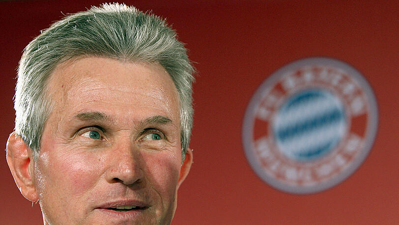 Jupp Heynckes in der Presskonferenz Jupp Heynckes in der Presskonferenz