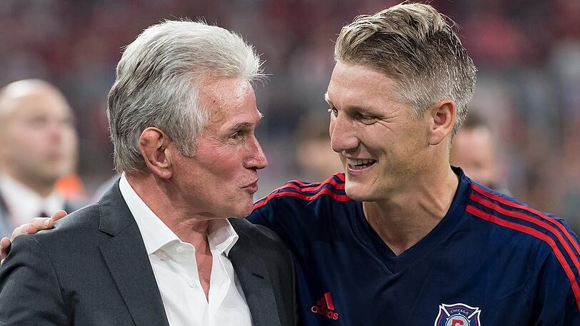 Mit dem Triple-Coach Jupp Heynckes.