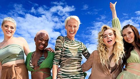 Im diesjährigen "GNTM"-Finale stehen Lou-Anne, Noëlla, Martina, Luca und Anita (v.l.n.r.).