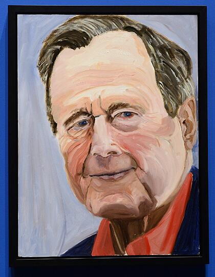 George W. Bush zeigt seine Bilder!
