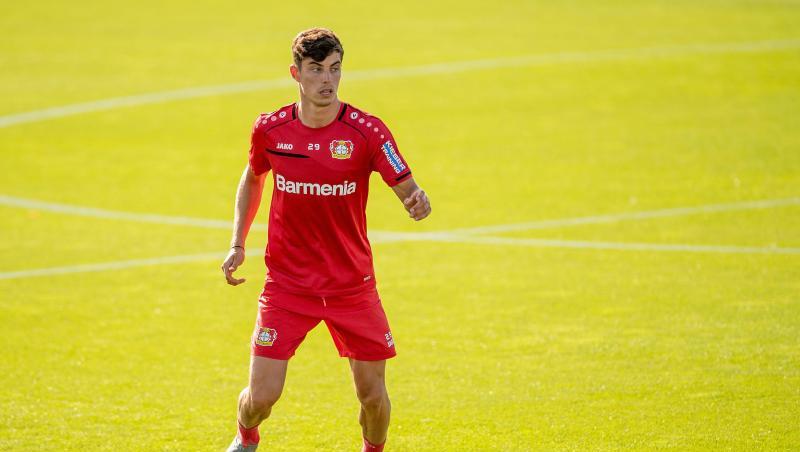 Noch trainiert Kai Havertz weiter bei Bayer Leverkusen. Noch trainiert Kai Havertz weiter bei Bayer Leverkusen.