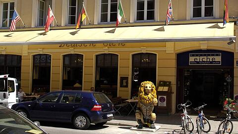Die Gaststätte Deutsche Eiche in München.
