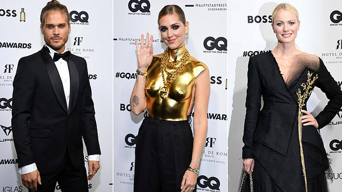 Bei den "GQ"-Awards in Berlin legte Influencerin Chiara Ferragni (mitte) einen denkwürdigen Auftritt hin.