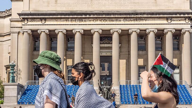 Im vergangenen Jahr war die Columbia University Schauplatz großer propalästinensischer Proteste . (Archivbild)