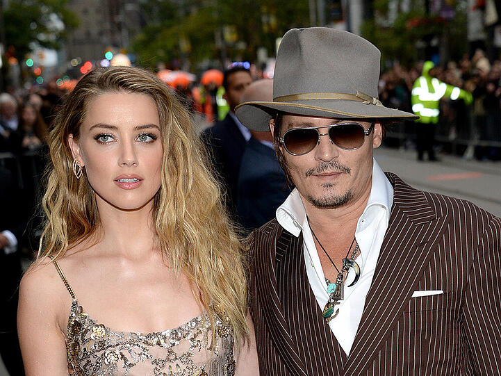 Ehepaar und Kollegen: Amber Heard und Johnny Depp