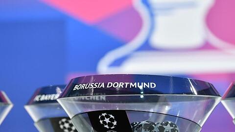 Auslosung des Viertelfinales der Champions League.