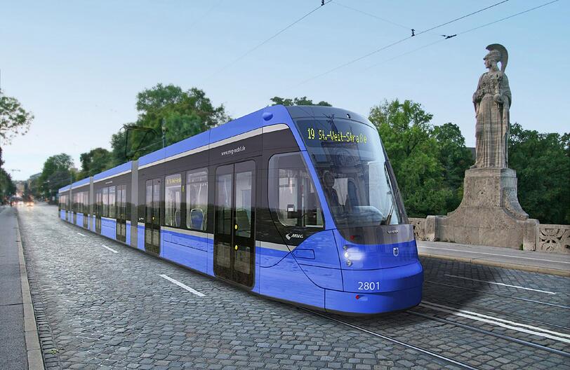 Die Gleise des Münchner Trambahnnetzes werden weiter saniert. In den Ferien gibt es mehrere Großbaustellen.