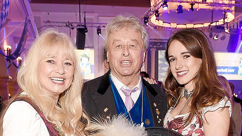 Didi Küffer und Frau Marion mit Tochter Larissa.