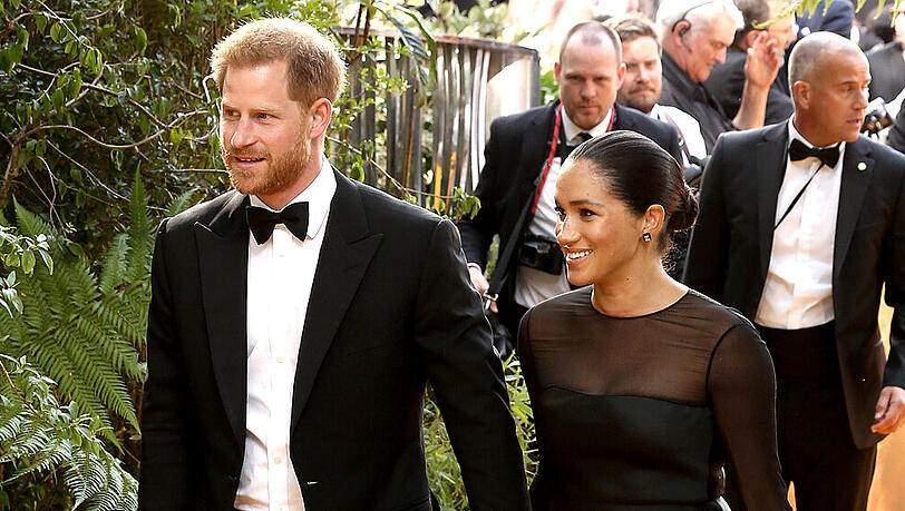 Harry und Meghan in London auf der Premiere von "Der König der Löwen". Harry und Meghan in London auf der Premiere von "Der König der Löwen".