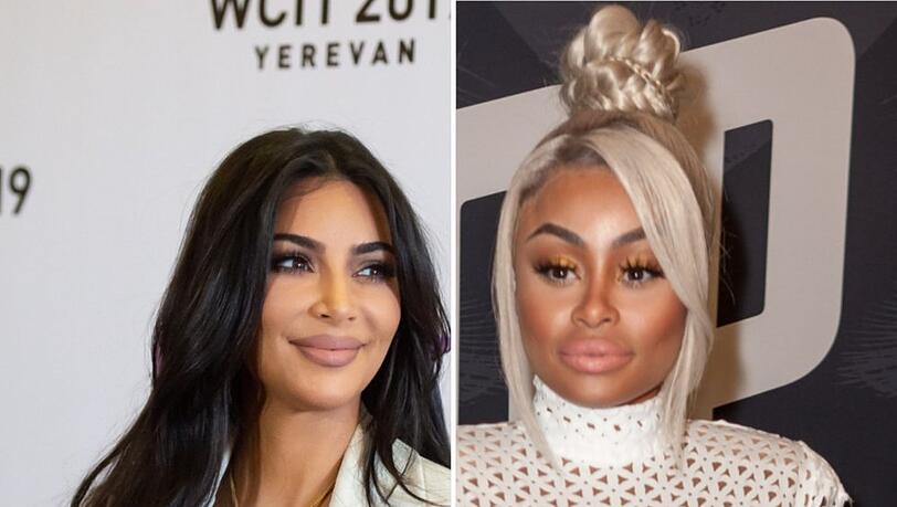 Kim Kardashian (li.) hat gegen Blac Chyna vor Gericht einen Teilsieg errungen.