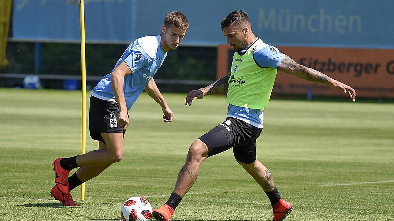 War Testspieler beim TSV 1860: Sascha Marinkovic (re.).