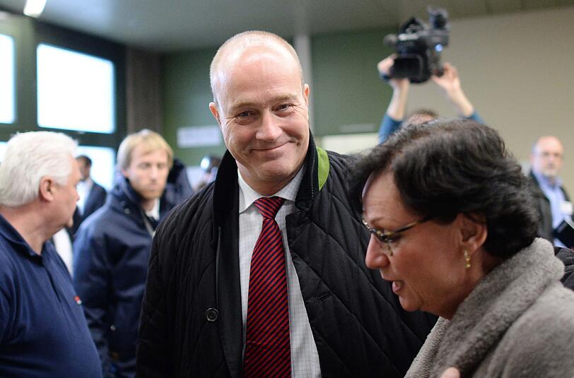 Kronzeuge Gerhard Gribkowsky am Dienstag im Münchner Landgericht.