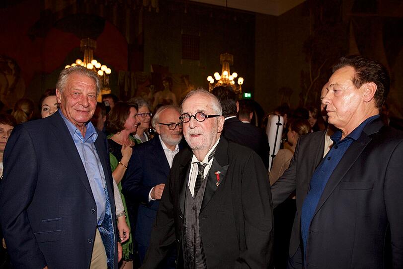 Urgesteine: Der ehemalige Sänger Walter Köninger (links) mit Hellmuth Matiasek.