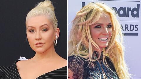 Christina Aguilera (li.) will Britney Spears unterstützen.