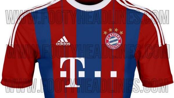 So könnte das neue Bayern-Trikot aussehen So könnte das neue Bayern-Trikot aussehen